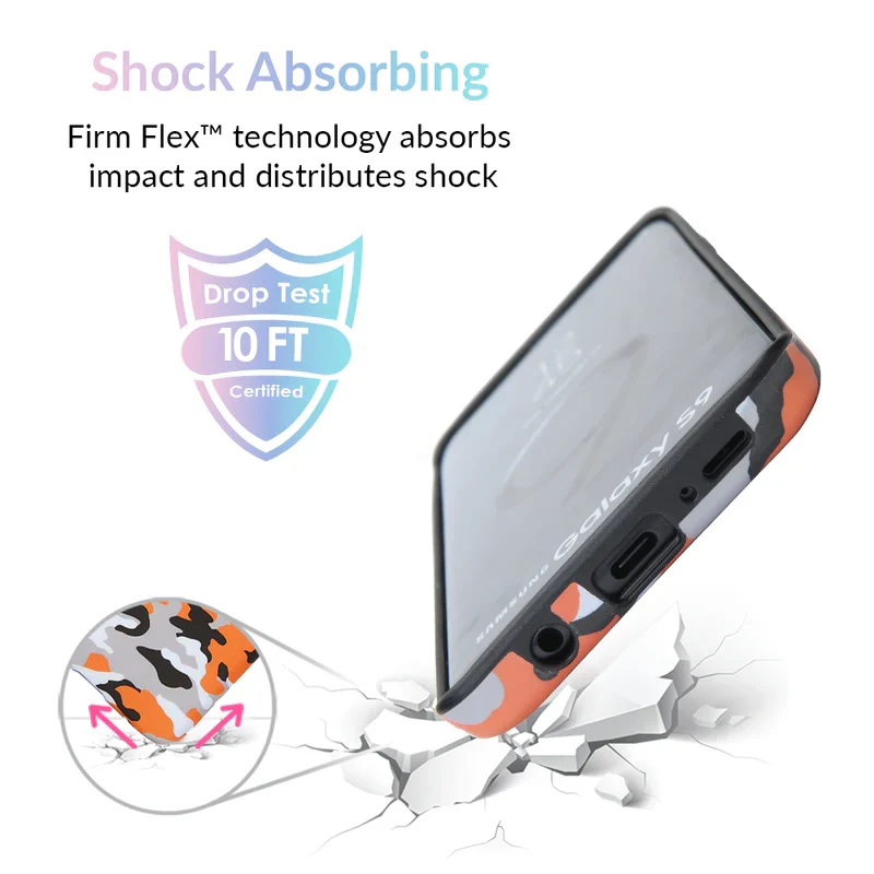 Orange Camo Samsung Galaxy Case - Image 6
