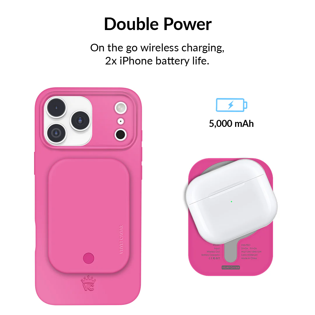 Orchid Pink MagSafe Battery Power Pack - Image 3