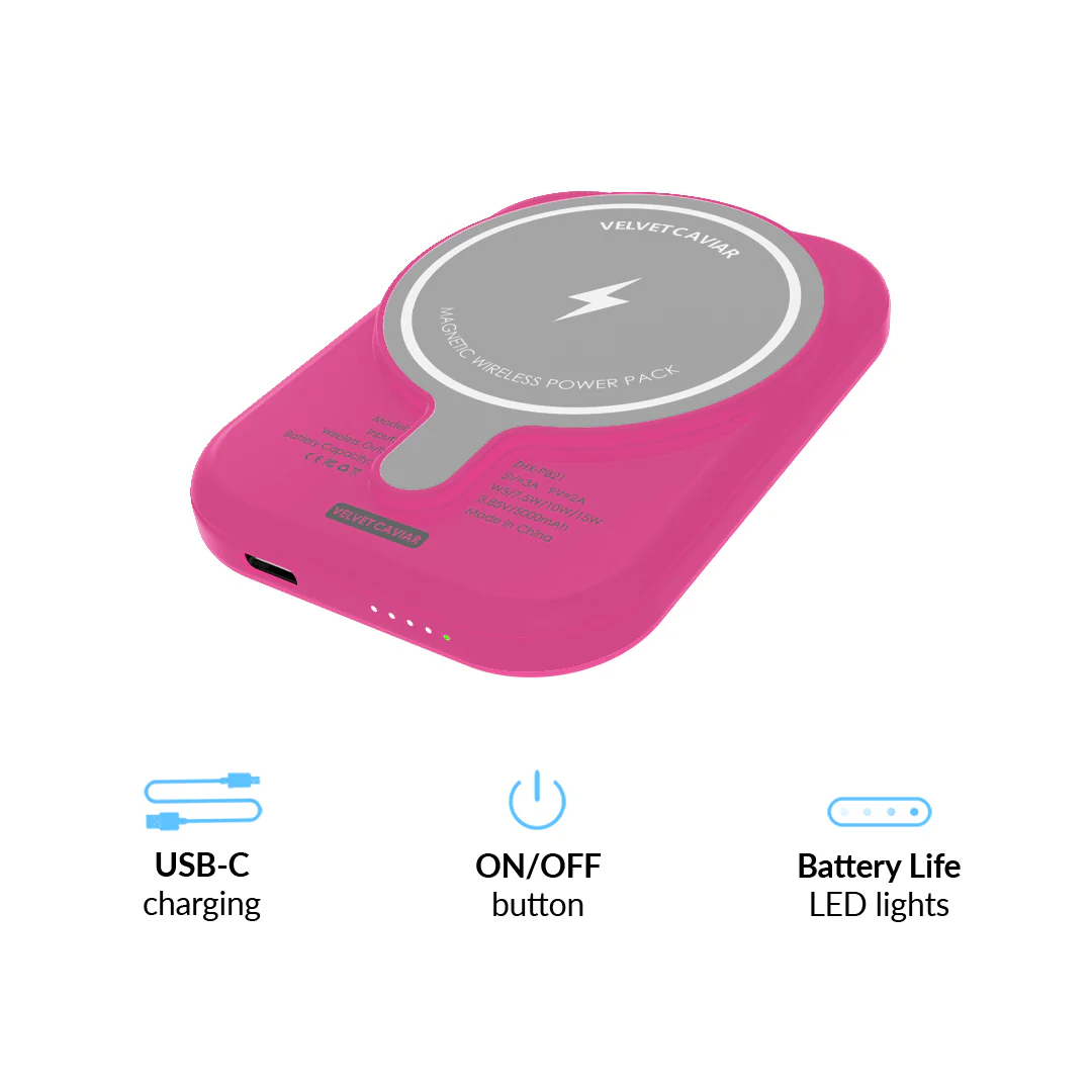 Orchid Pink MagSafe Battery Power Pack - Image 5