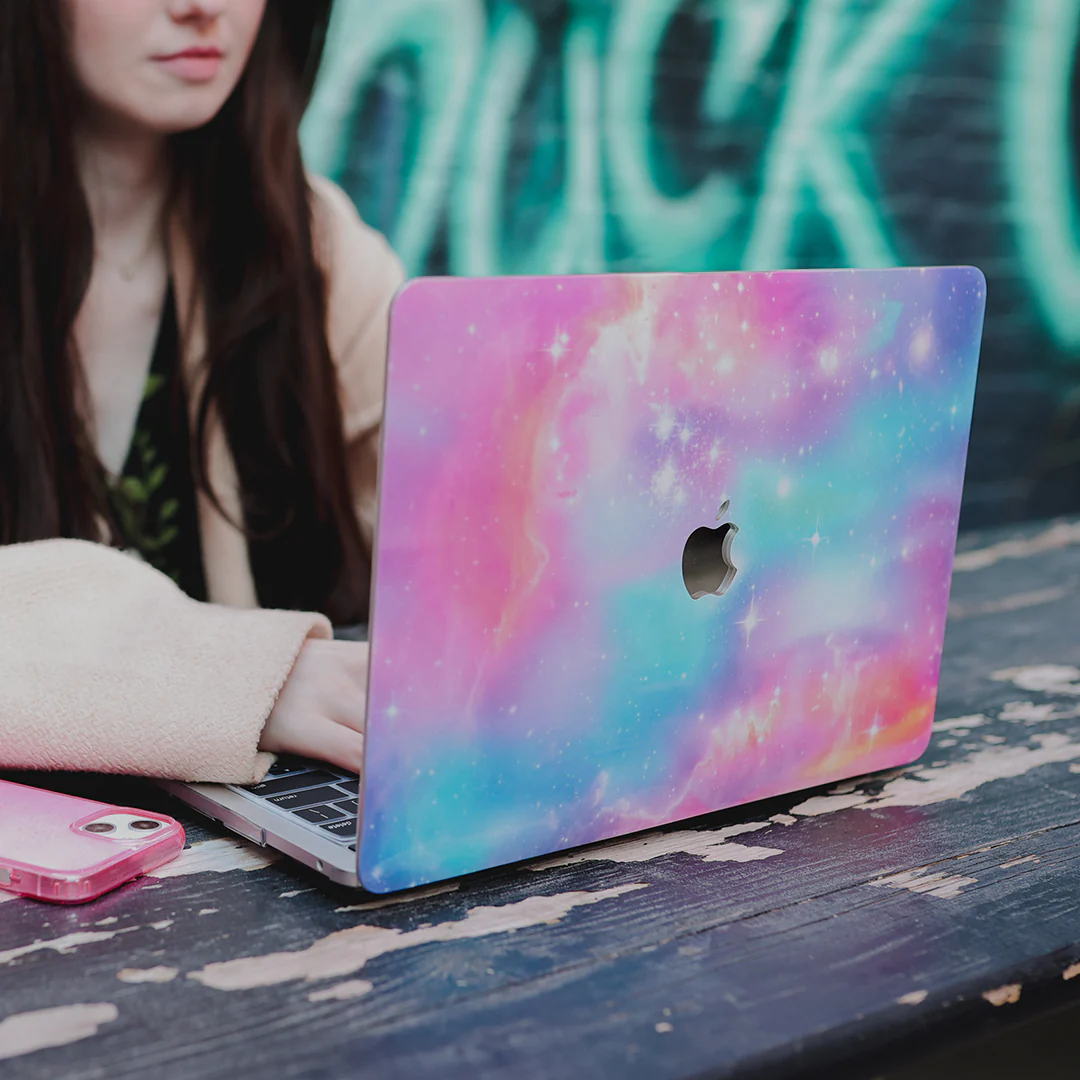 Pastel Galaxy MacBook Case - Image 2