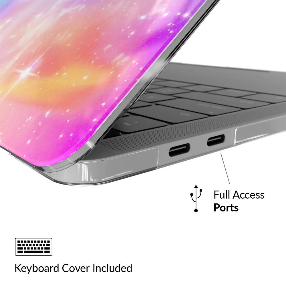 Pastel Galaxy MacBook Case - Image 4