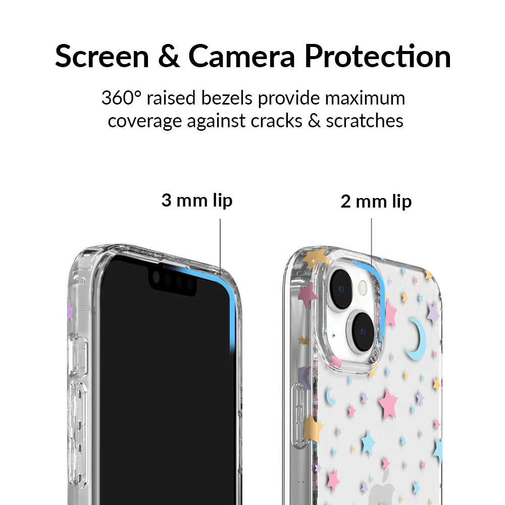 Pastel Starry Night Clear iPhone Case - Image 100