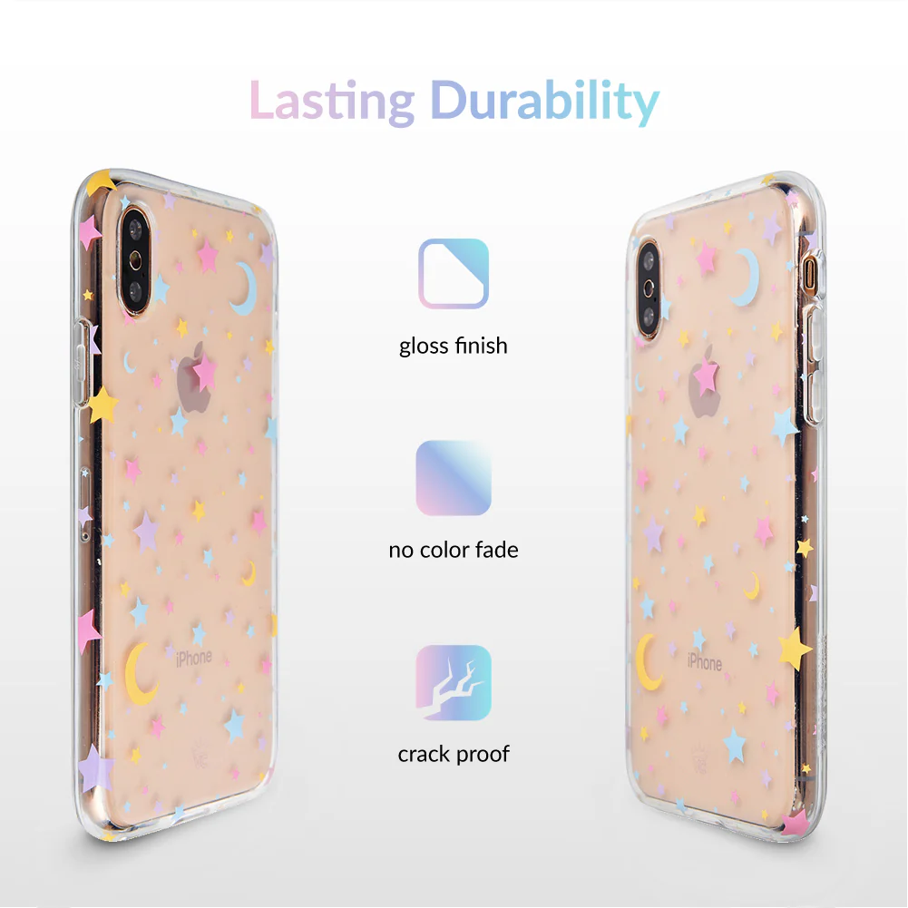 Pastel Starry Night Clear iPhone Case - Image 17