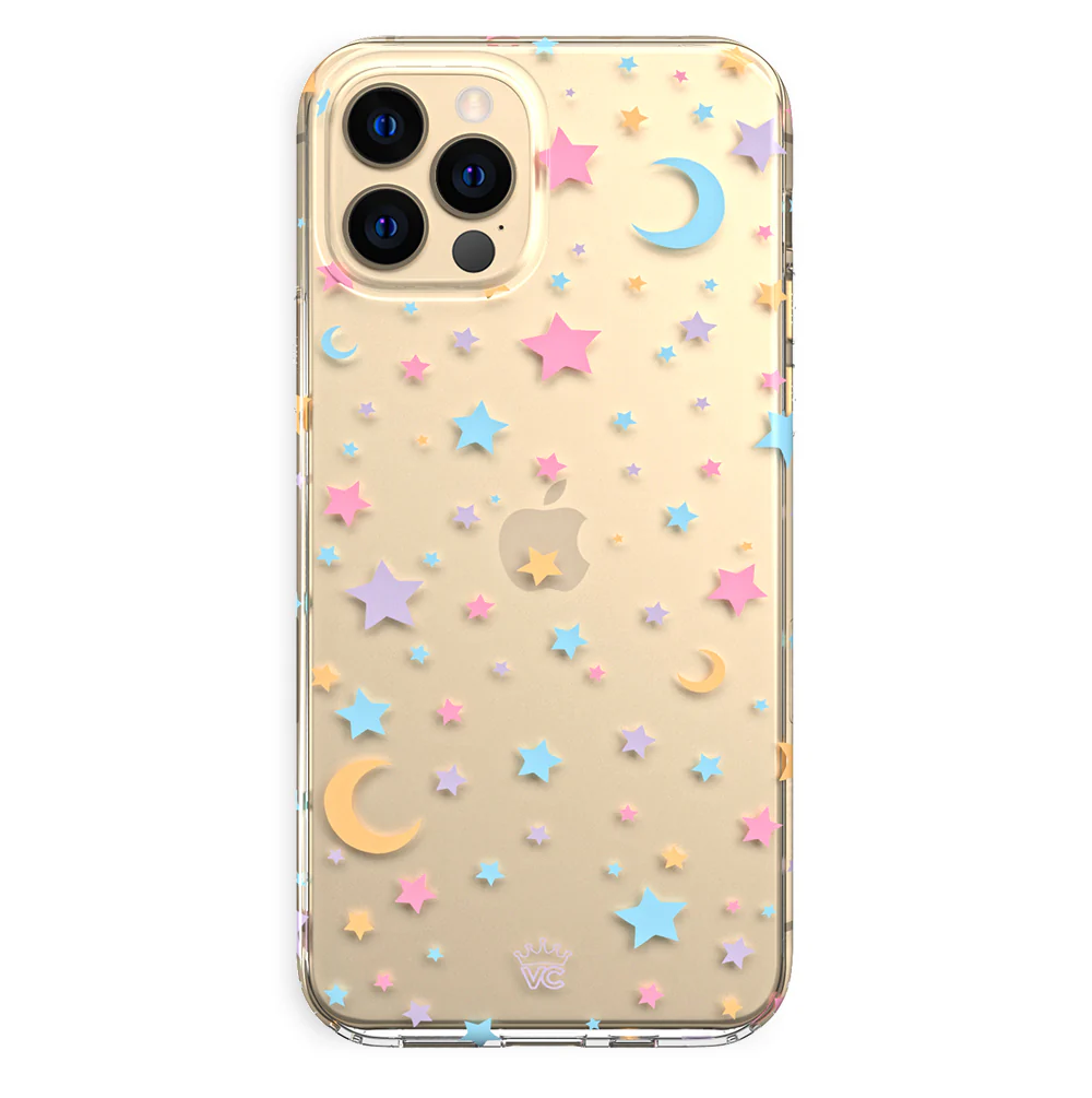 Pastel Starry Night Clear iPhone Case - Image 49