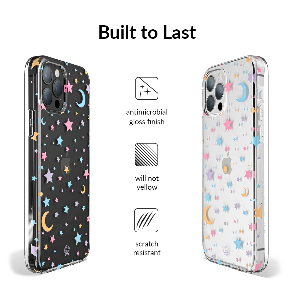 Pastel Starry Night Clear iPhone Case - Image 59