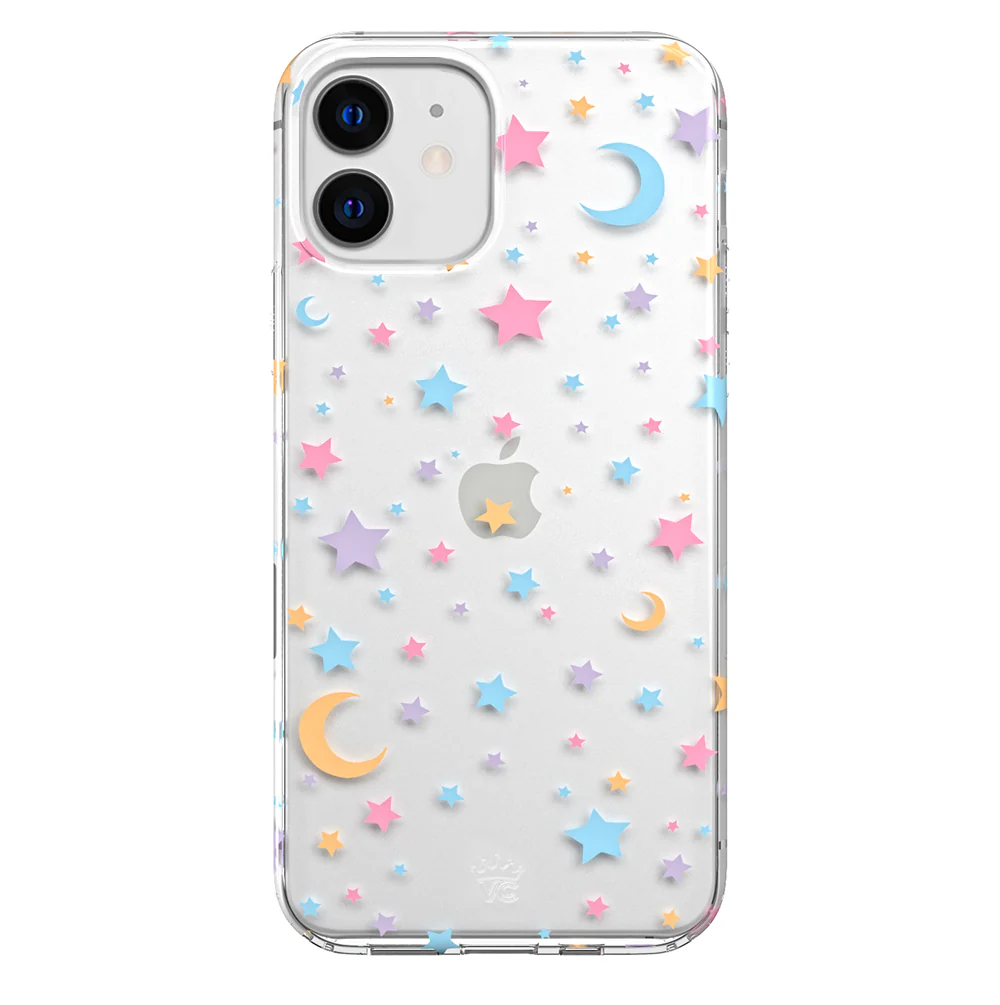 Pastel Starry Night Clear iPhone Case - Image 67