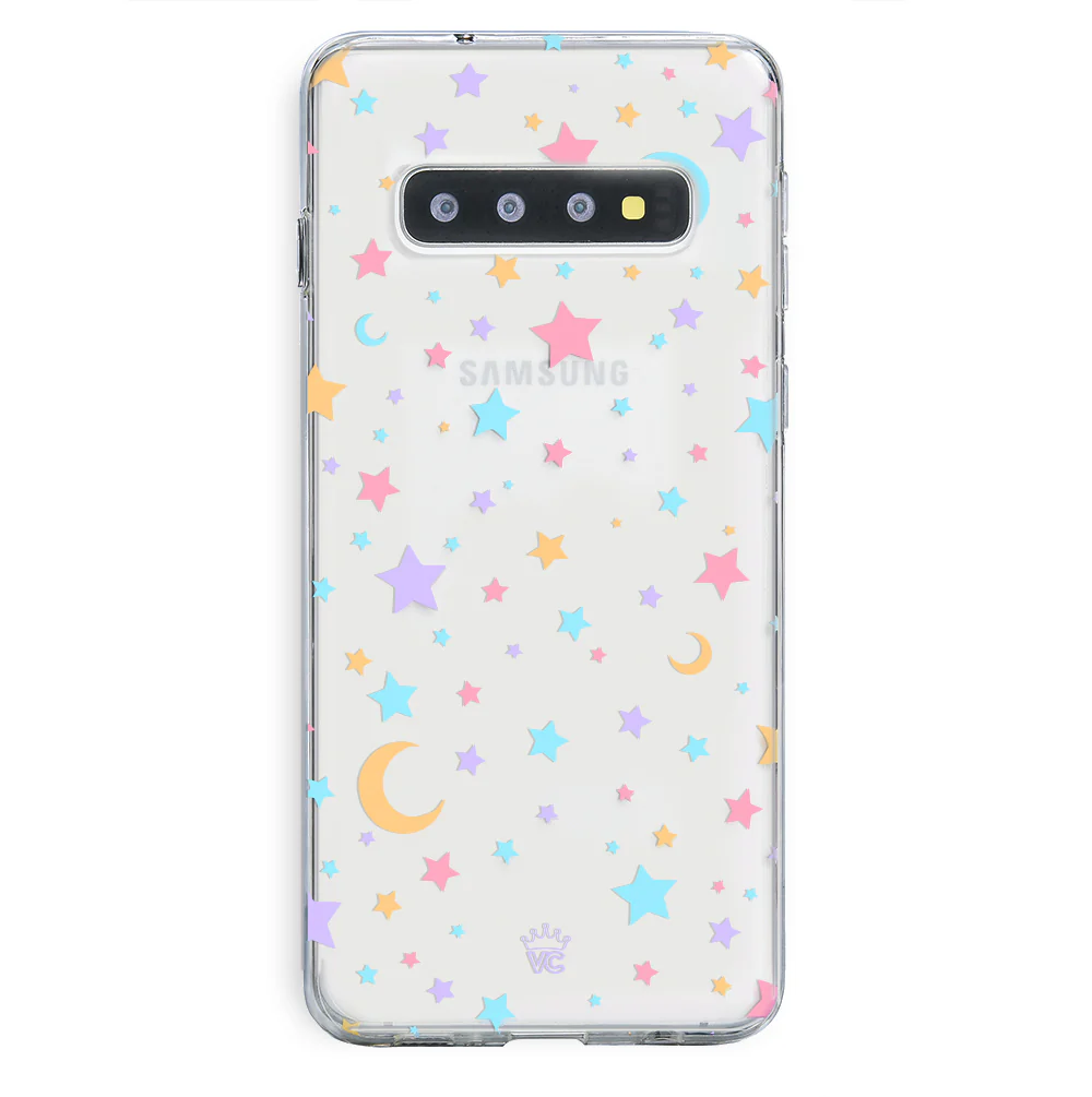 Pastel Starry Night Clear Samsung Case - Image 16