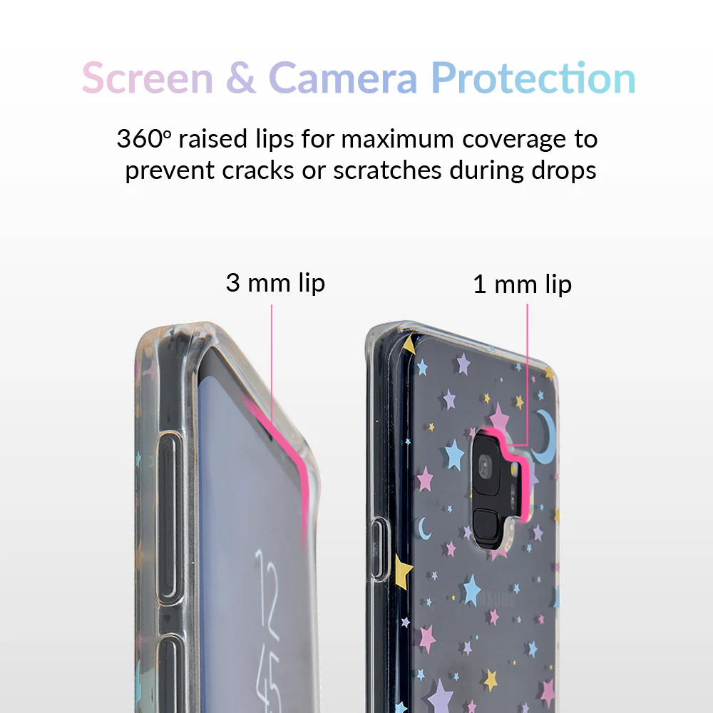 Pastel Starry Night Clear Samsung Case - Image 2