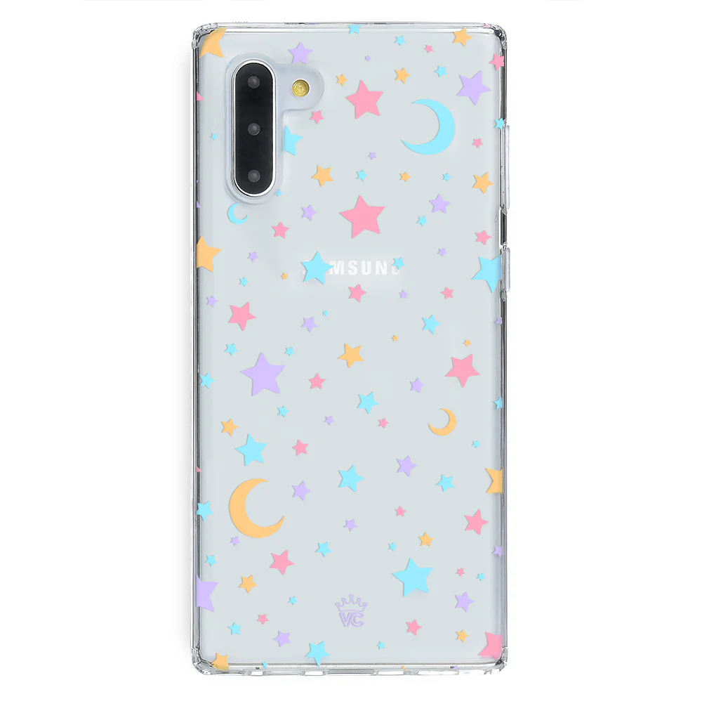 Pastel Starry Night Clear Samsung Case - Image 21