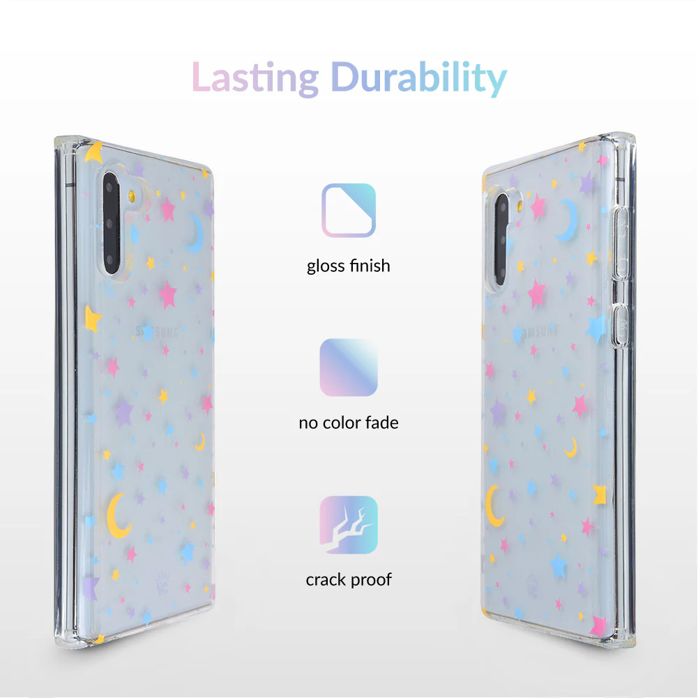 Pastel Starry Night Clear Samsung Case - Image 24