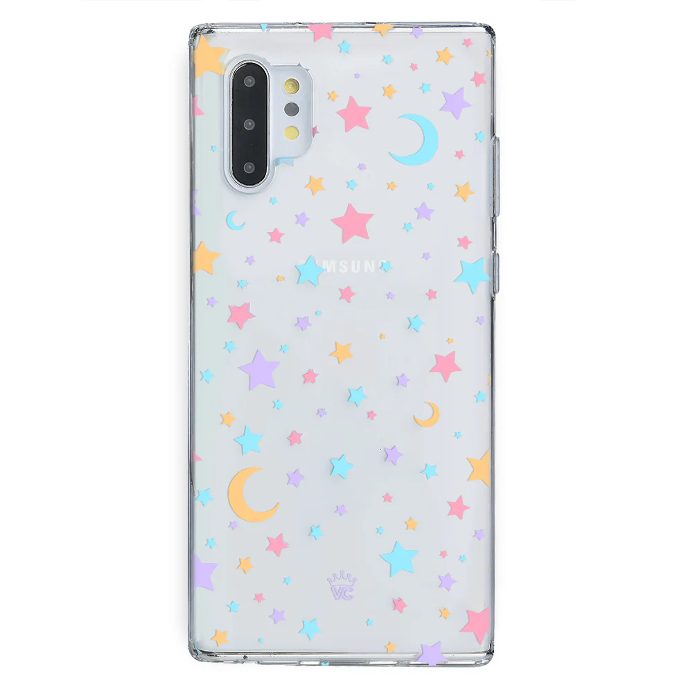 Pastel Starry Night Clear Samsung Case - Image 26