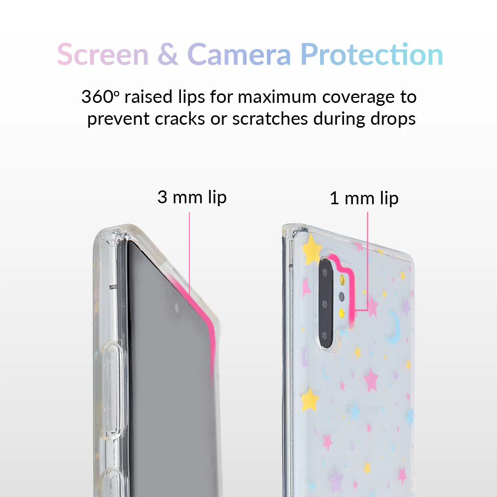 Pastel Starry Night Clear Samsung Case - Image 27