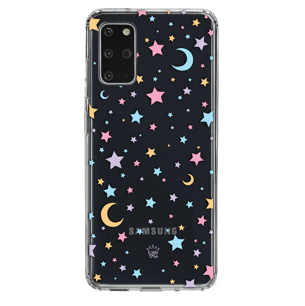 Pastel Starry Night Clear Samsung Case - Image 31