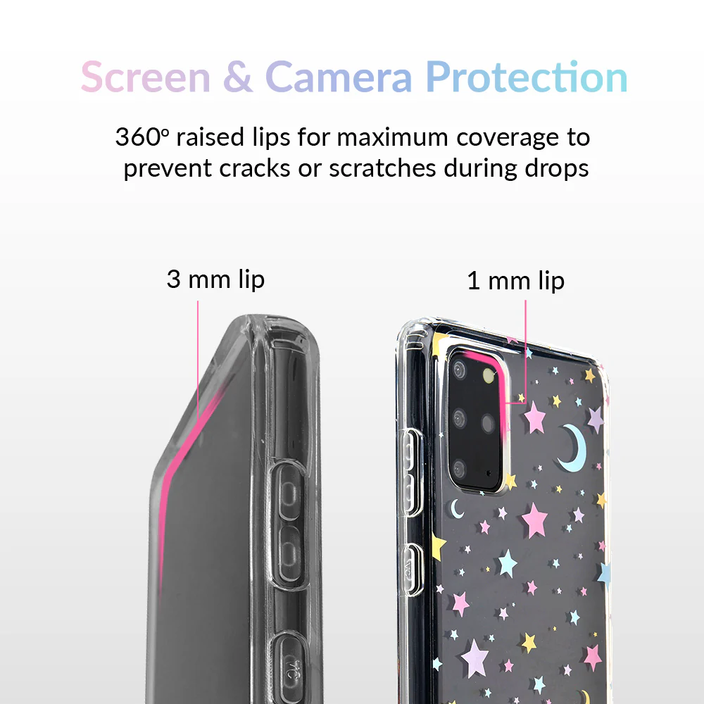 Pastel Starry Night Clear Samsung Case - Image 32