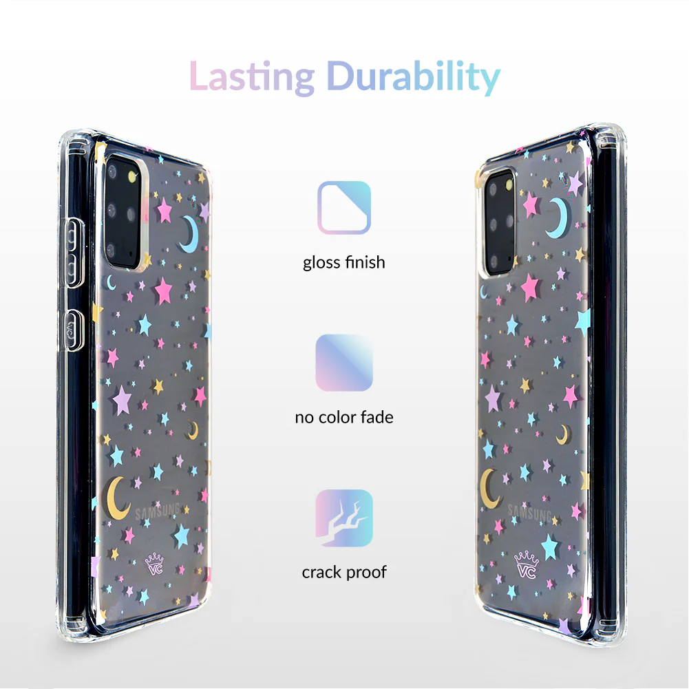 Pastel Starry Night Clear Samsung Case - Image 34