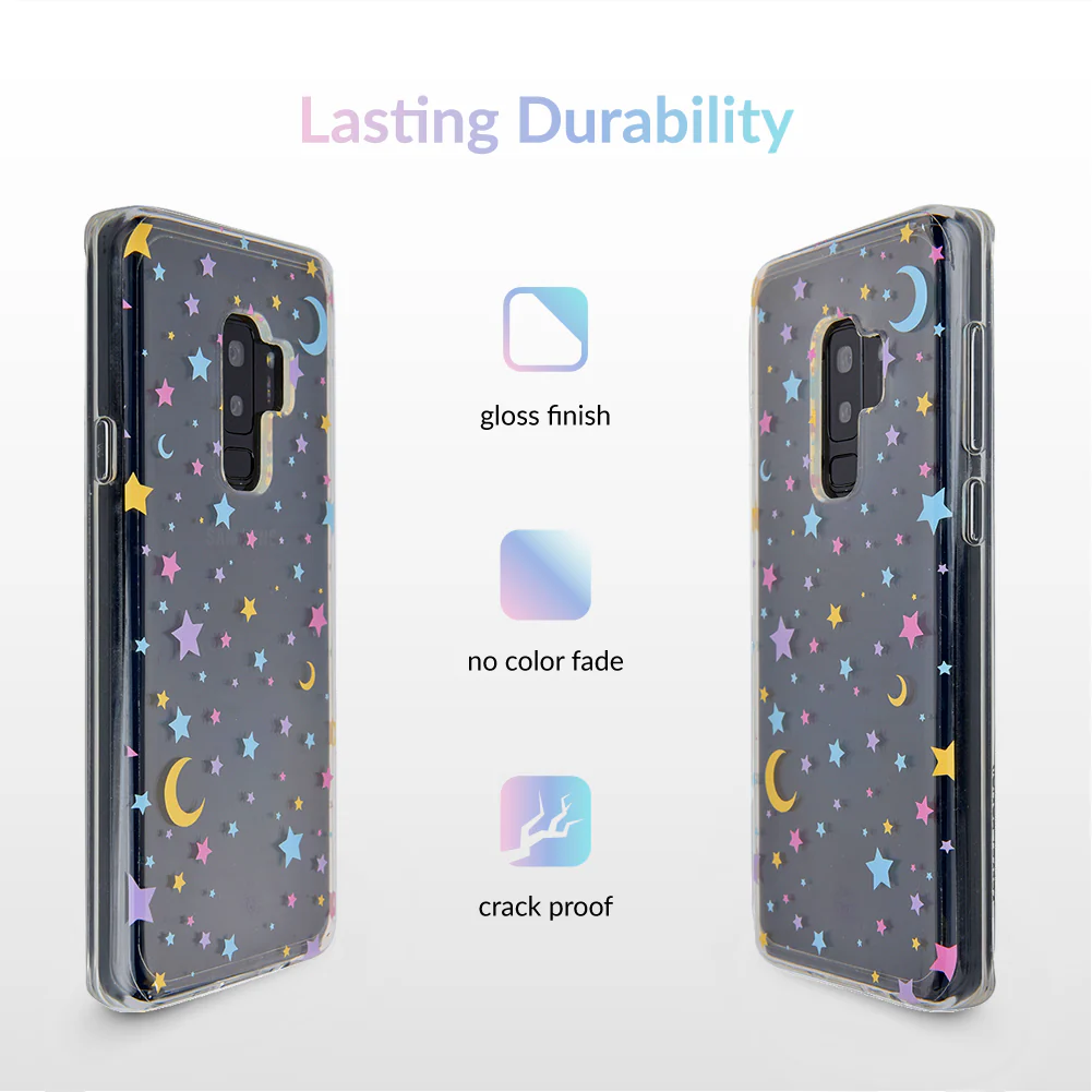 Pastel Starry Night Clear Samsung Case - Image 9