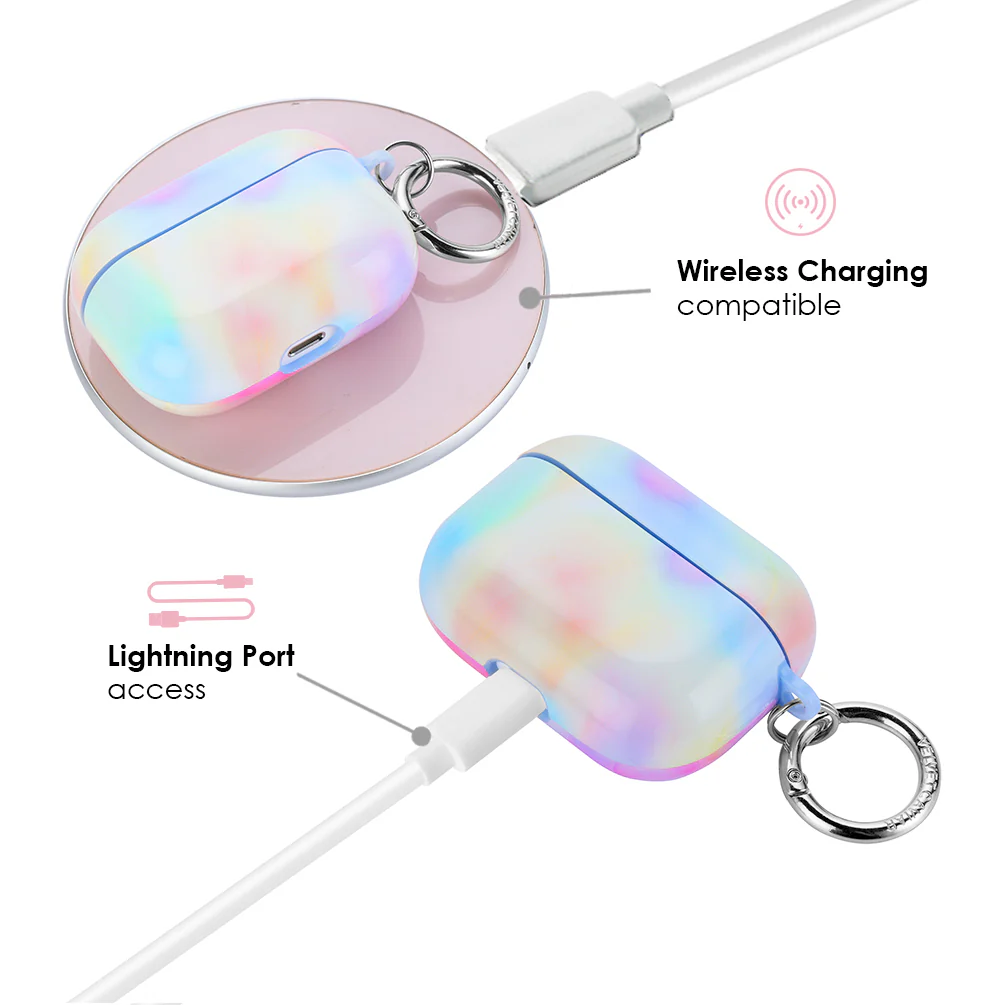 Pastel Tie Dye Airpods Case - Image 9