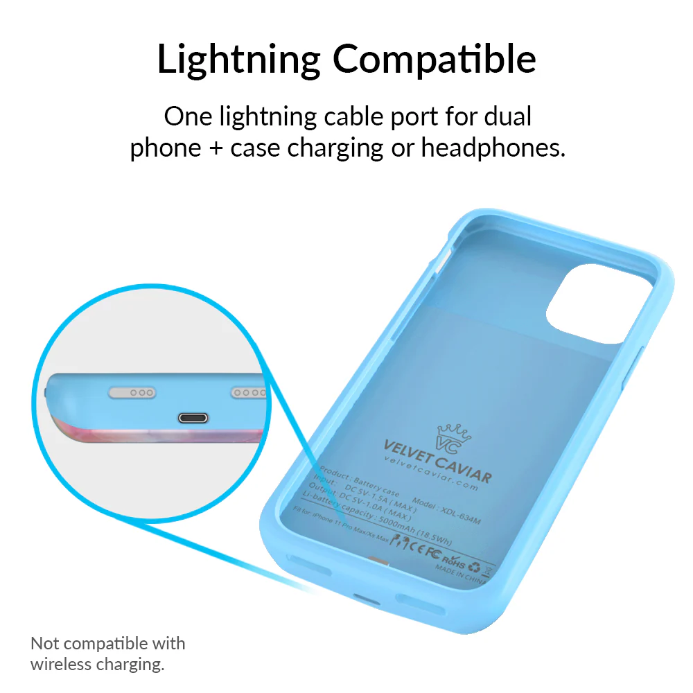 Pastel Tie Dye iPhone Charging Case - Image 14
