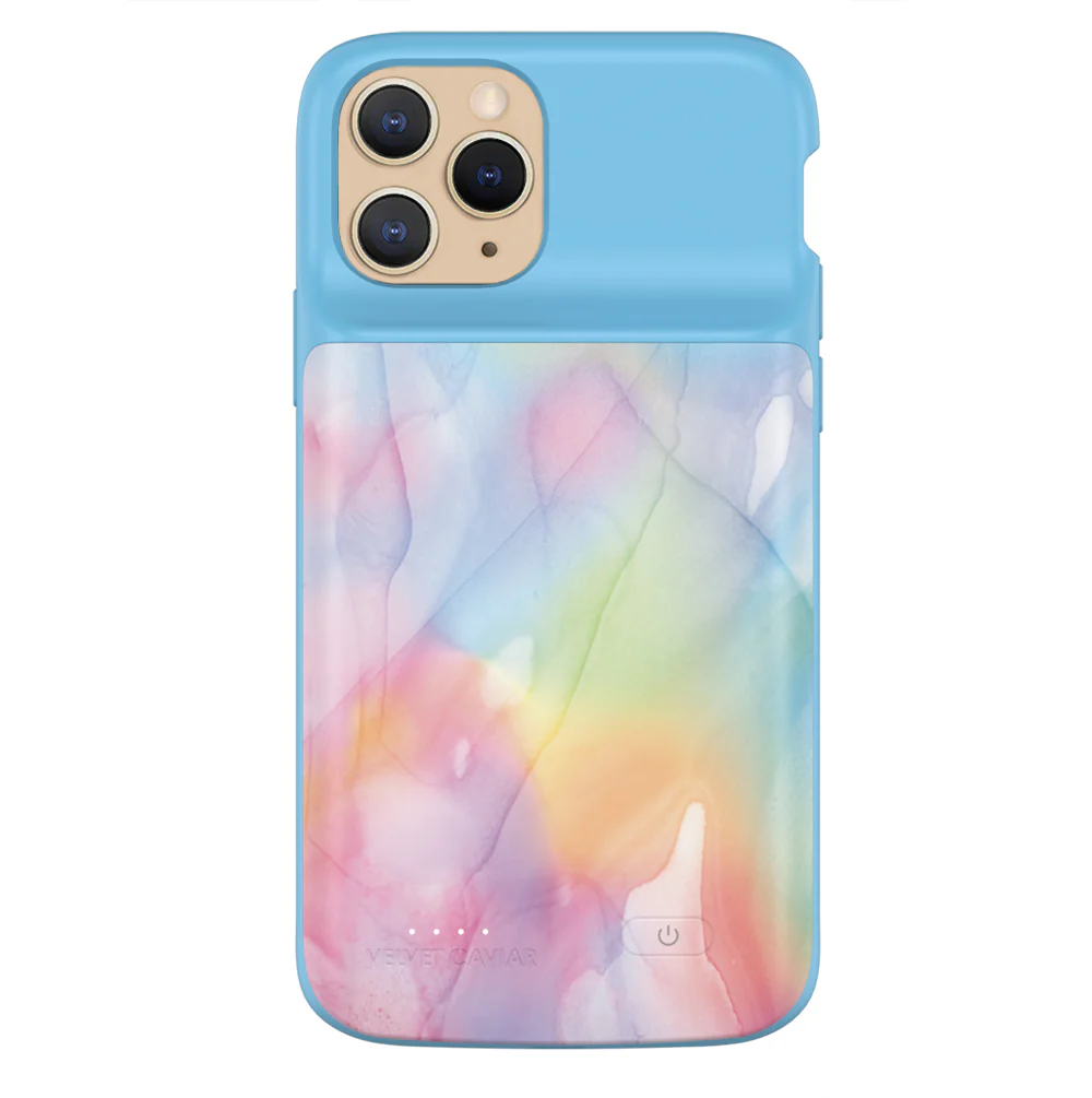 Pastel Tie Dye iPhone Charging Case - Image 15