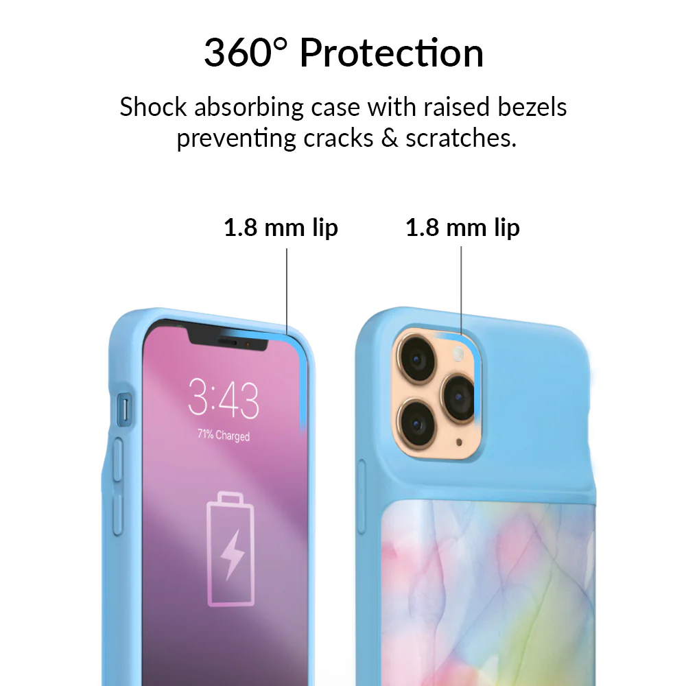 Pastel Tie Dye iPhone Charging Case - Image 19