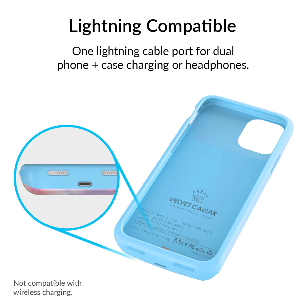 Pastel Tie Dye iPhone Charging Case - Image 21