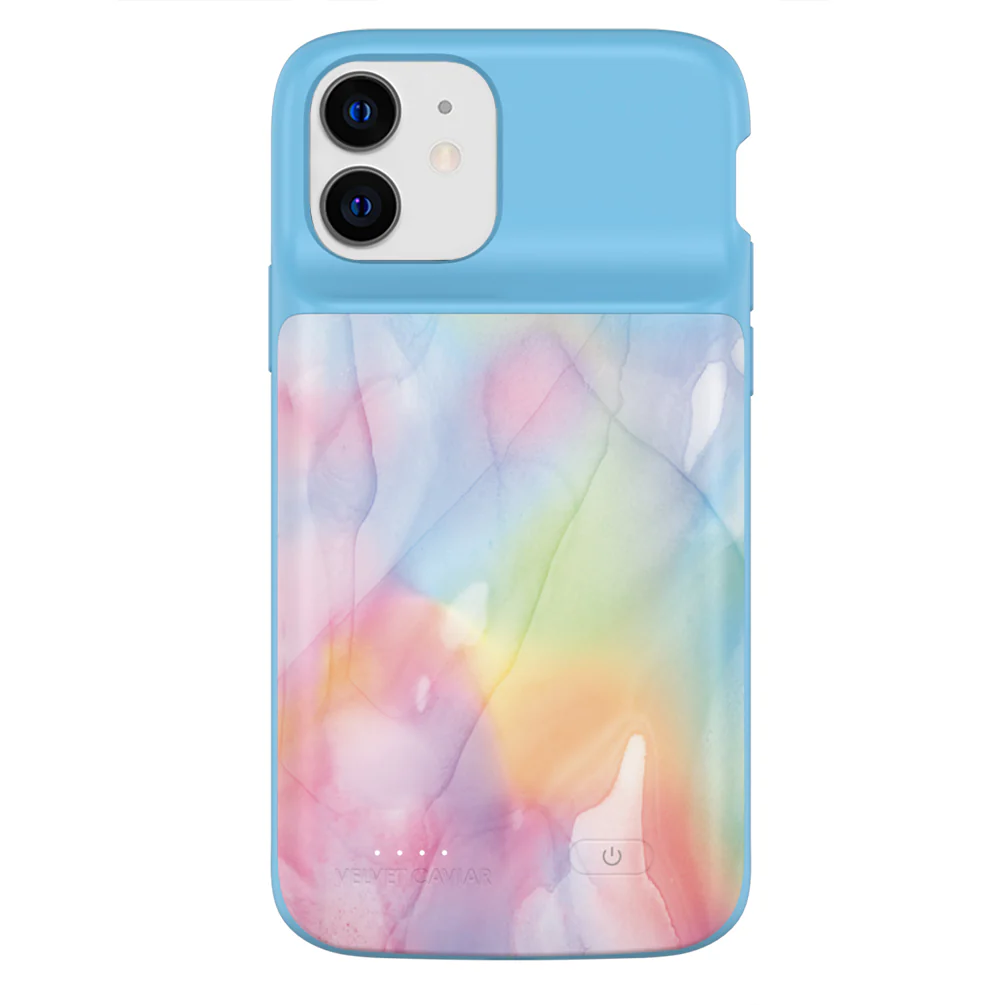 Pastel Tie Dye iPhone Charging Case - Image 29