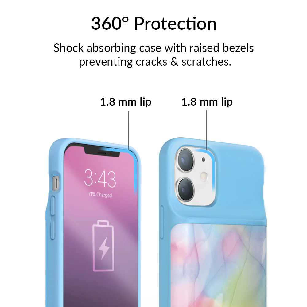 Pastel Tie Dye iPhone Charging Case - Image 33