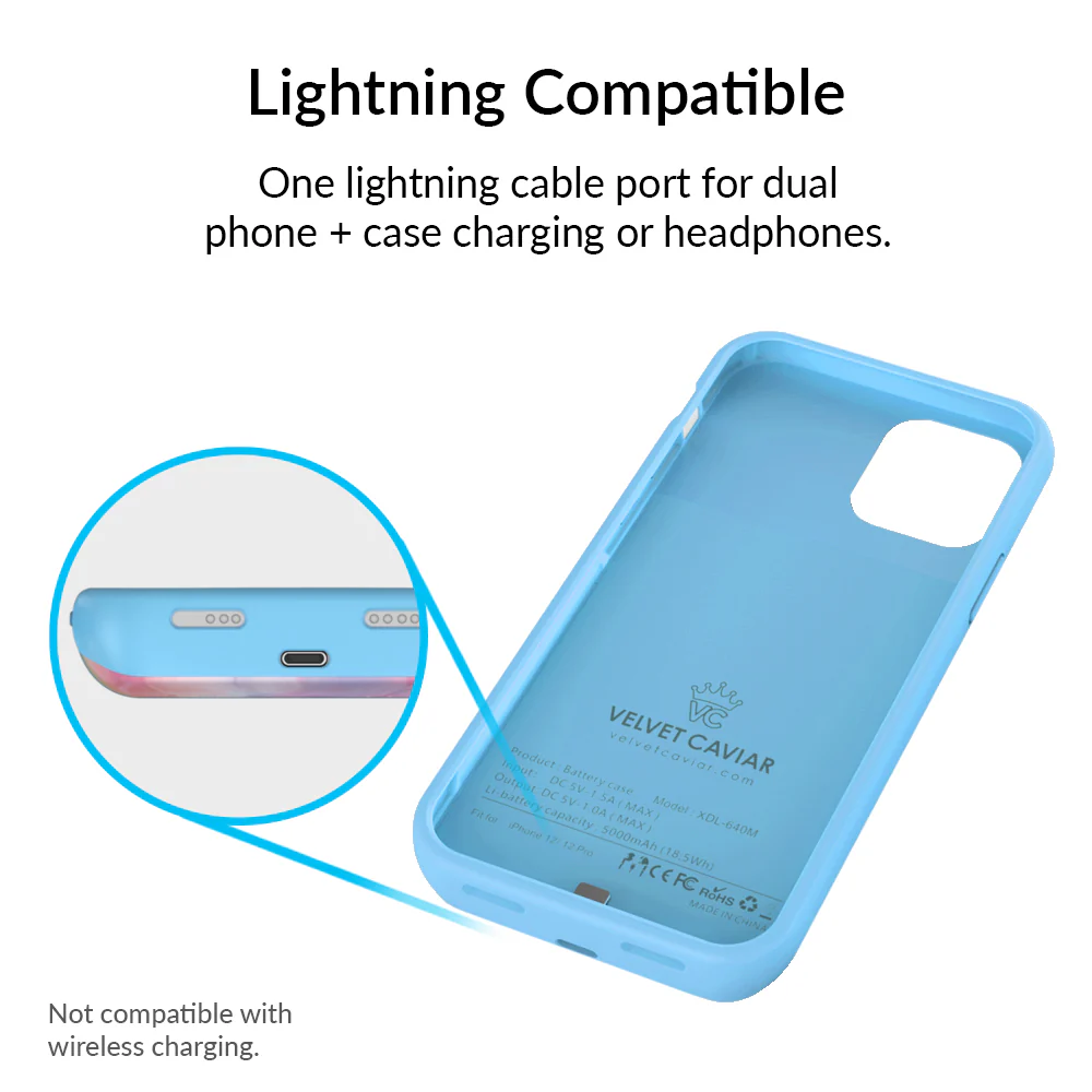 Pastel Tie Dye iPhone Charging Case - Image 35