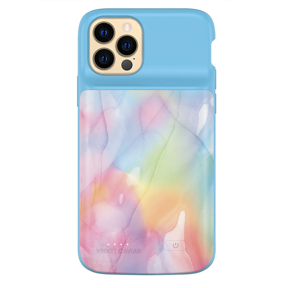 Pastel Tie Dye iPhone Charging Case - Image 43