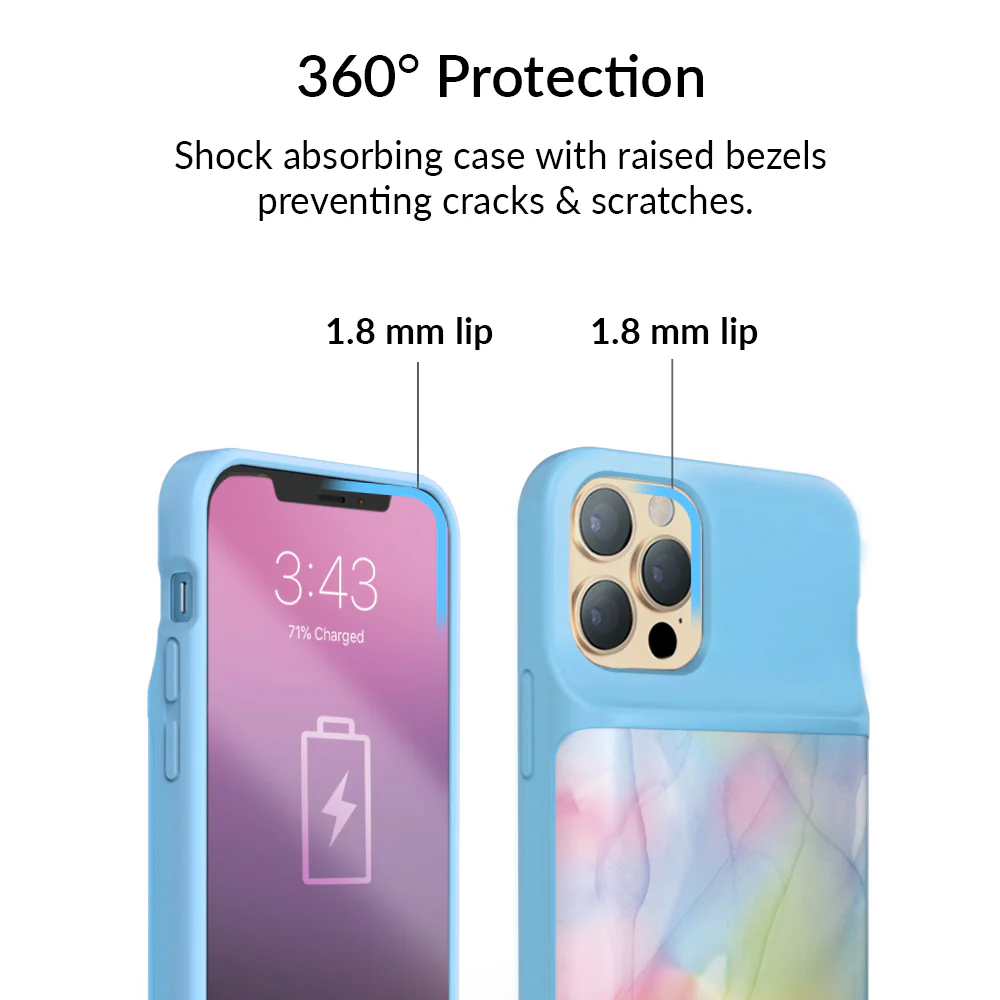 Pastel Tie Dye iPhone Charging Case - Image 47
