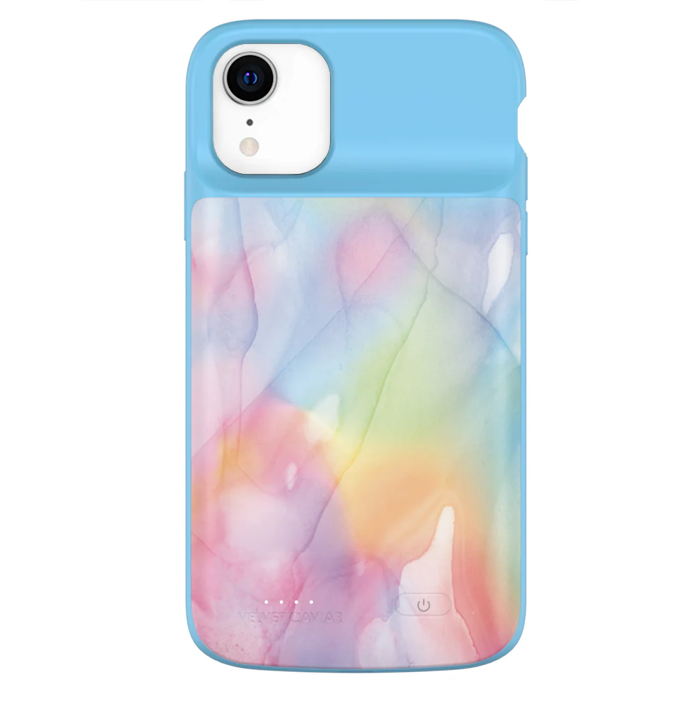 Pastel Tie Dye iPhone Charging Case - Image 50