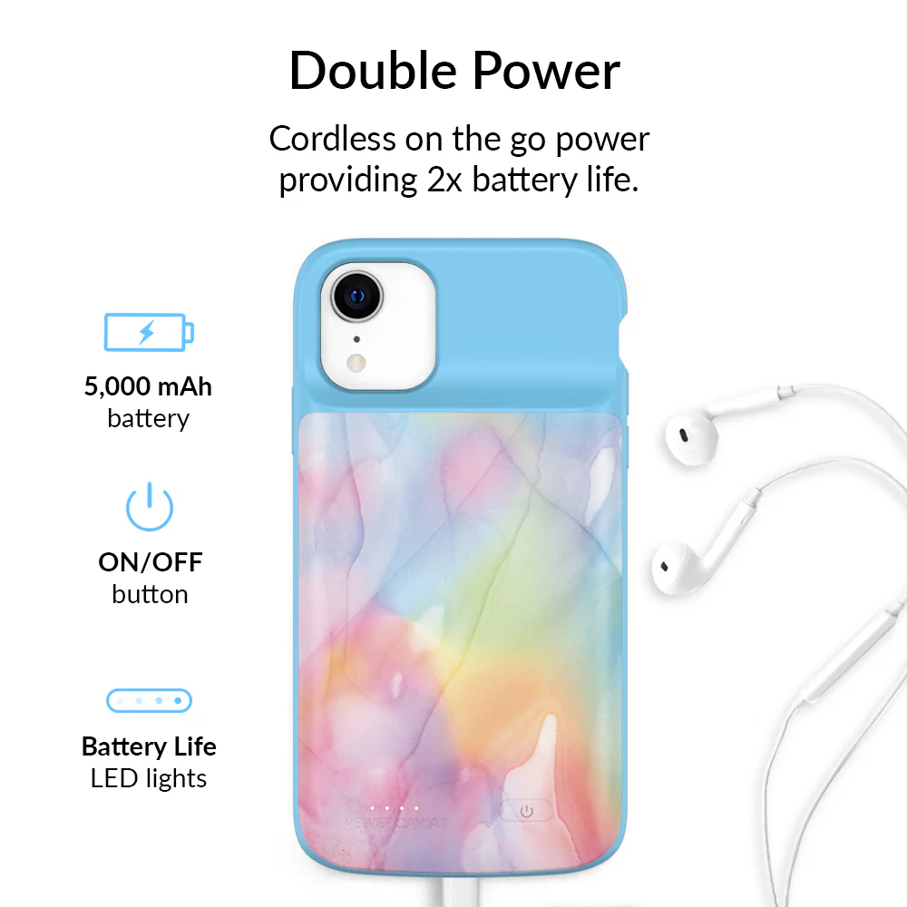 Pastel Tie Dye iPhone Charging Case - Image 52