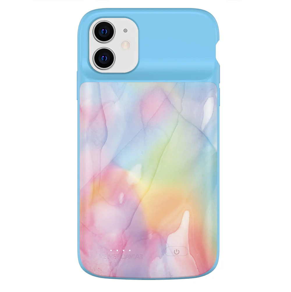 Pastel Tie Dye iPhone Charging Case - Image 57