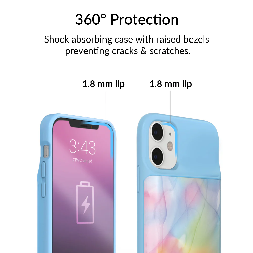 Pastel Tie Dye iPhone Charging Case - Image 61
