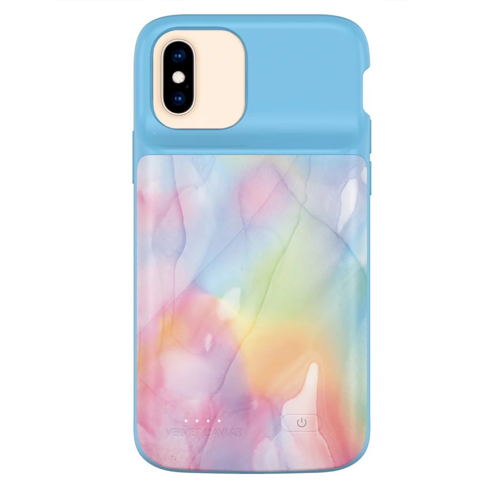 Pastel Tie Dye iPhone Charging Case - Image 8