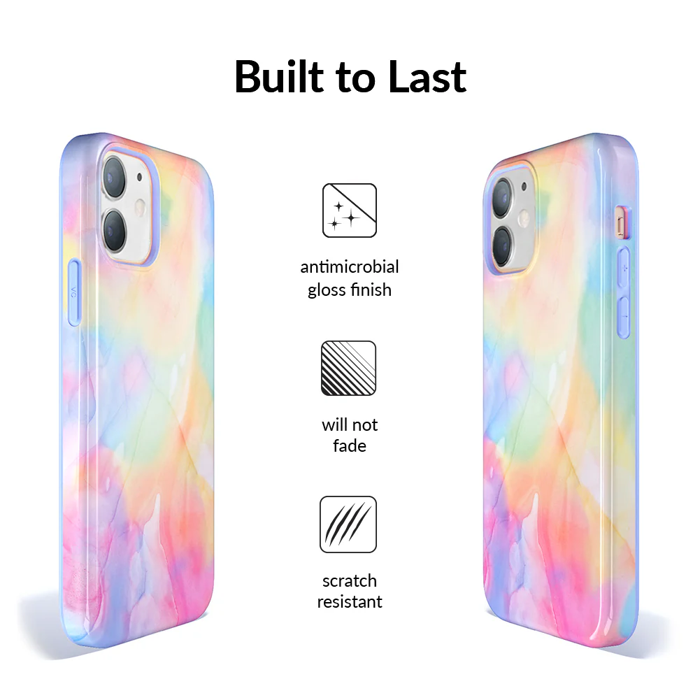 Pastel Tie Dye iPhone Case - Image 87