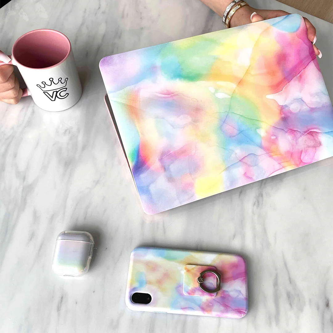 Pastel Tie Dye MacBook Case - Image 2