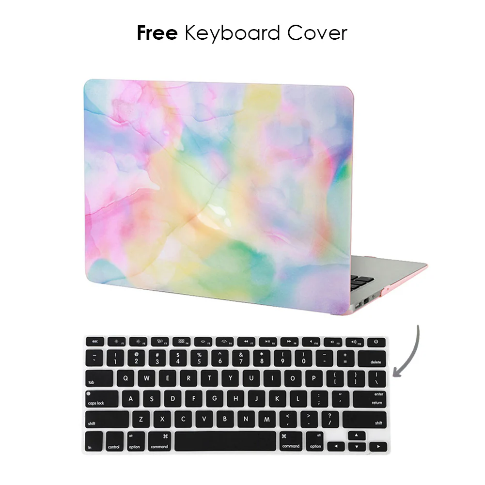 Pastel Tie Dye MacBook Case - Image 5