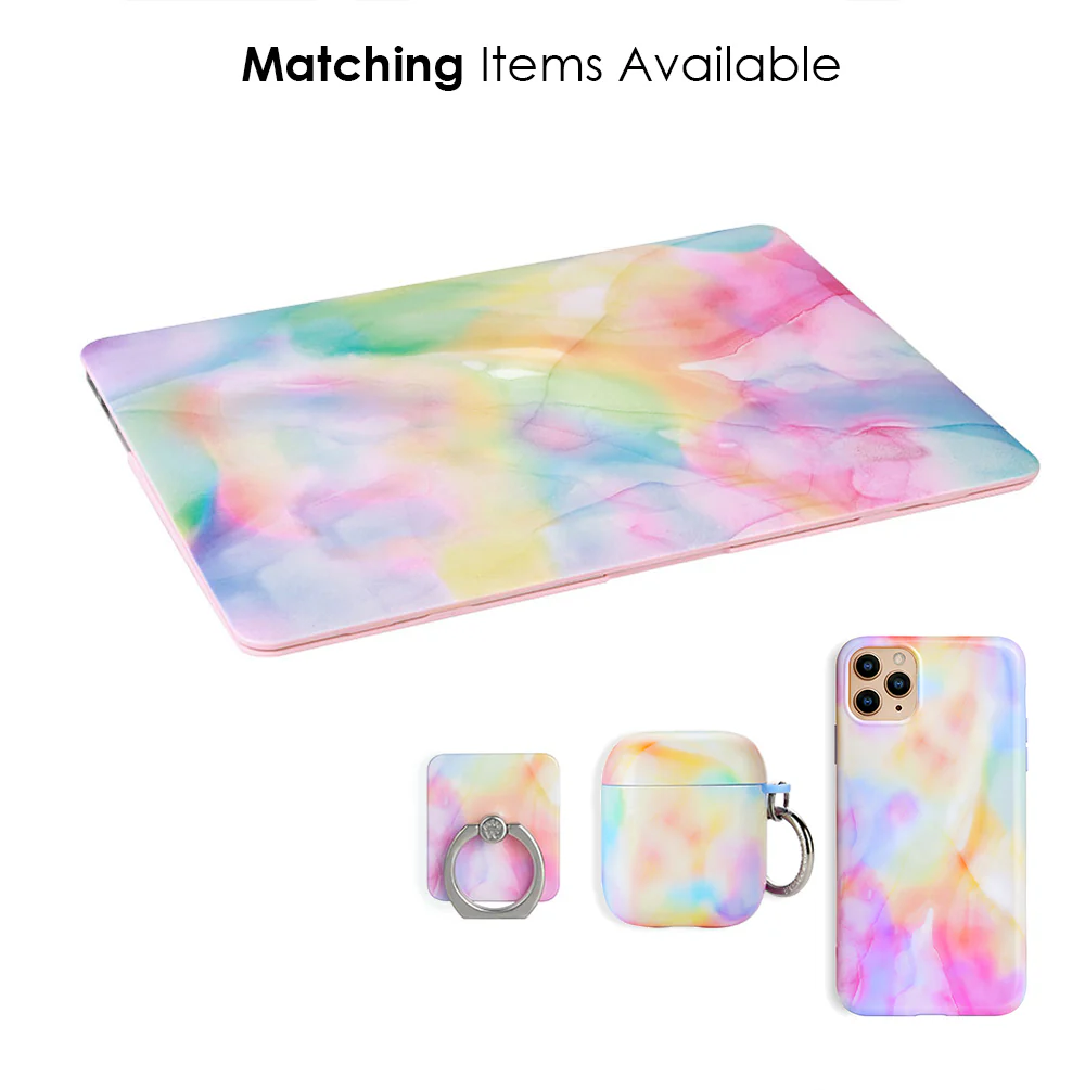 Pastel Tie Dye MacBook Case - Image 6