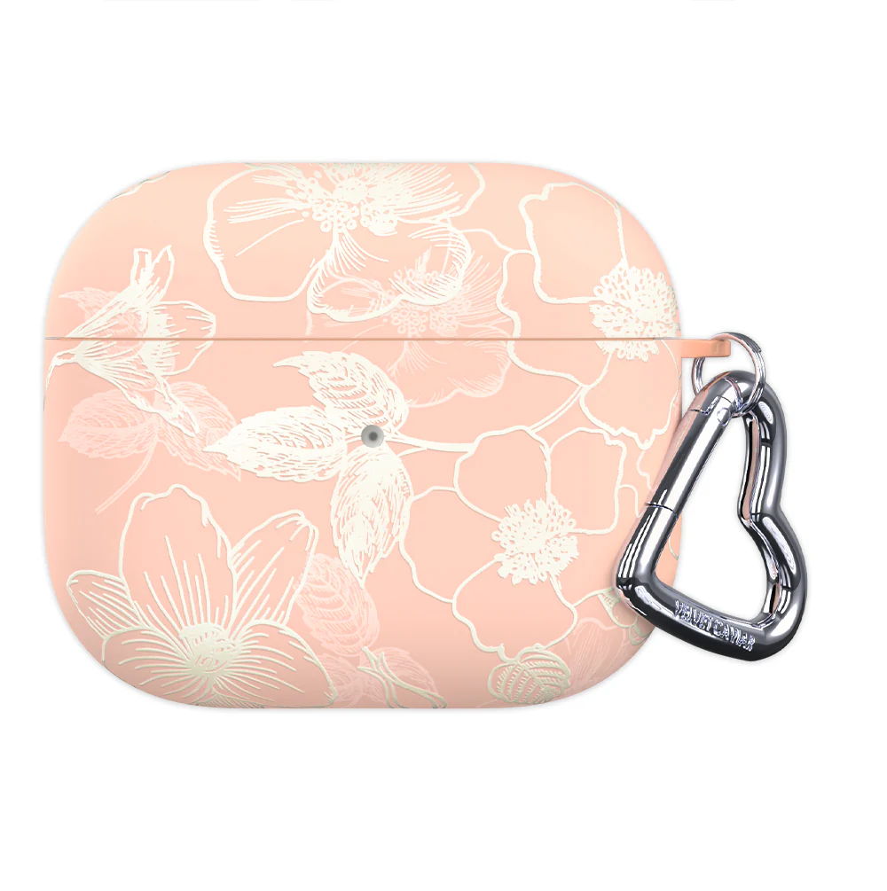 Peach Blossom Floral AirPod Case - Image 11