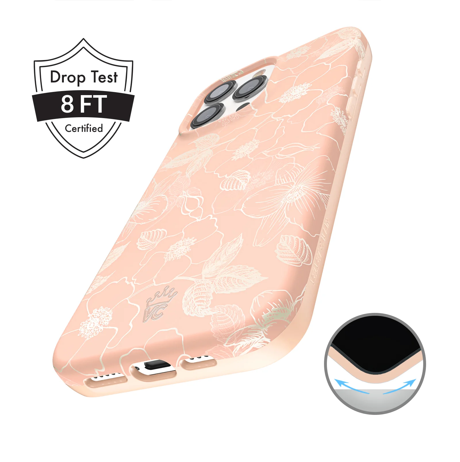 Peach Blossom Floral iPhone Case - Image 53