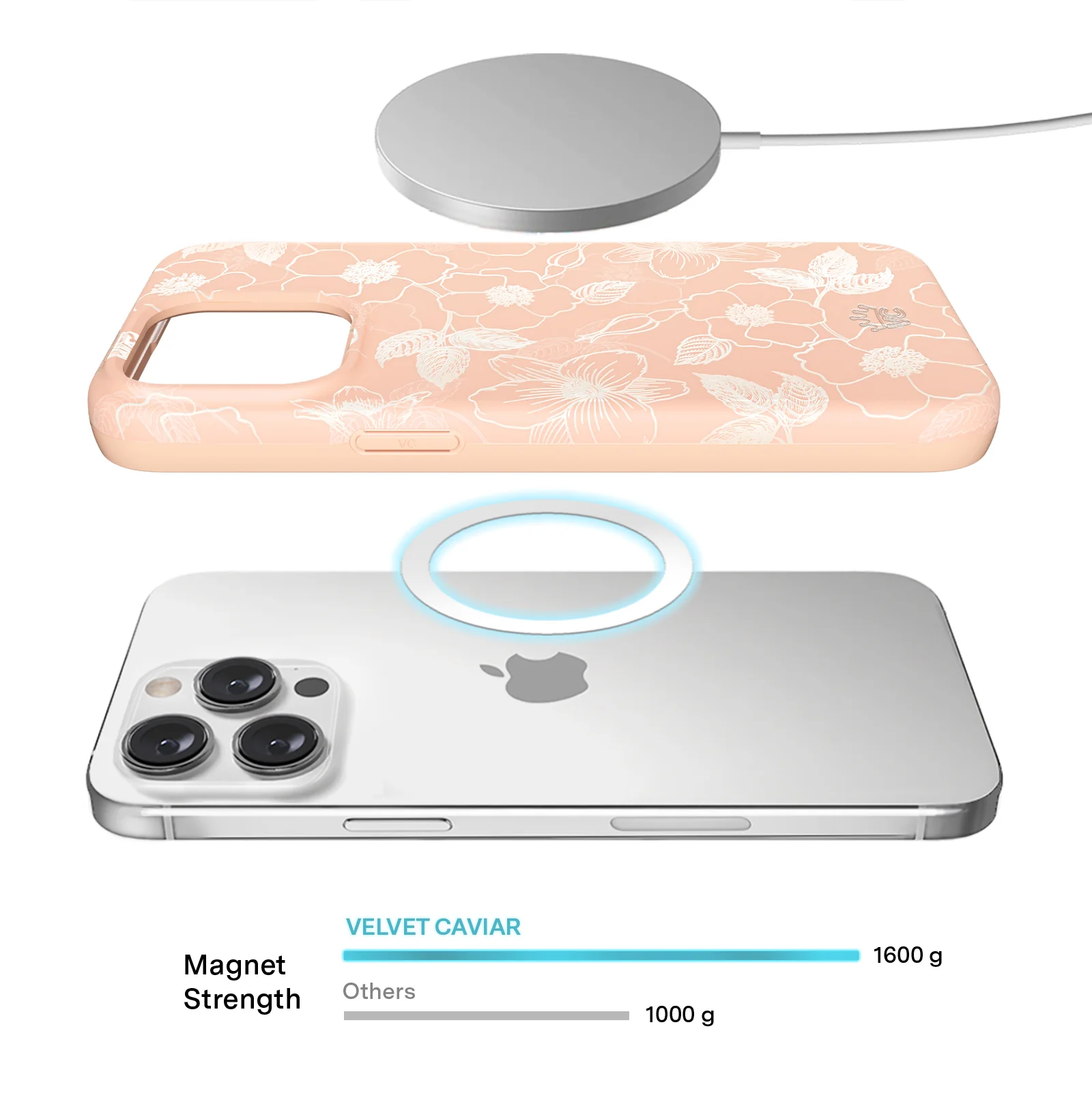Peach Blossom Floral iPhone Case - Image 76