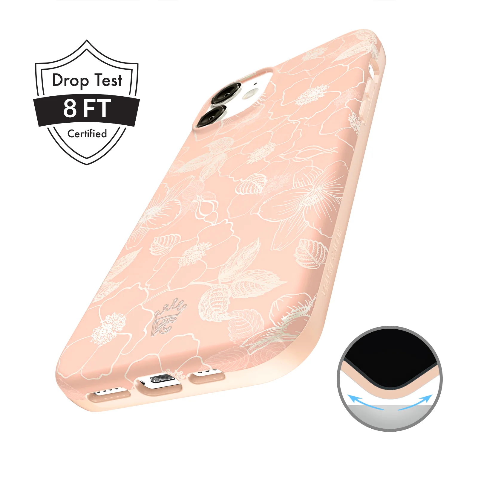 Peach Blossom Floral iPhone Case - Image 89
