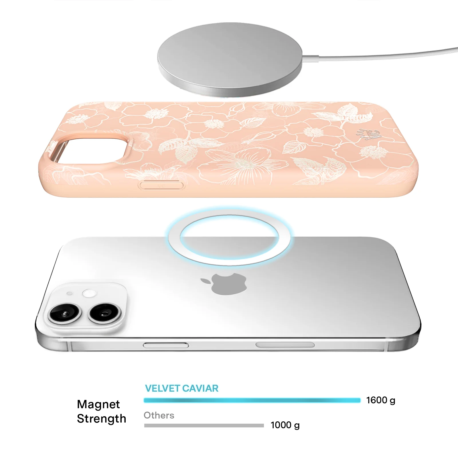 Peach Blossom Floral iPhone Case - Image 94