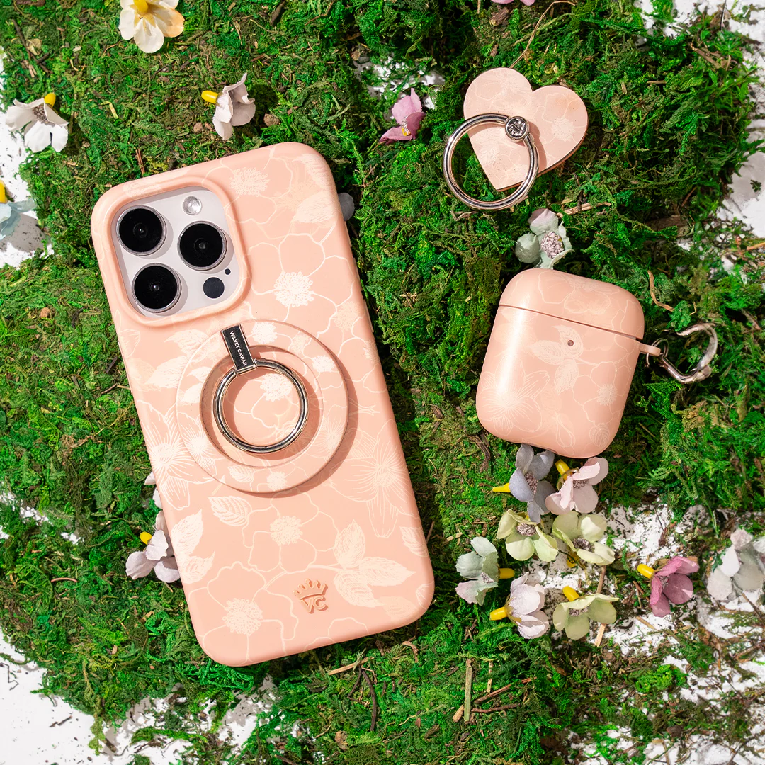 Peach Blossom Floral MagSafe Ring - Image 2