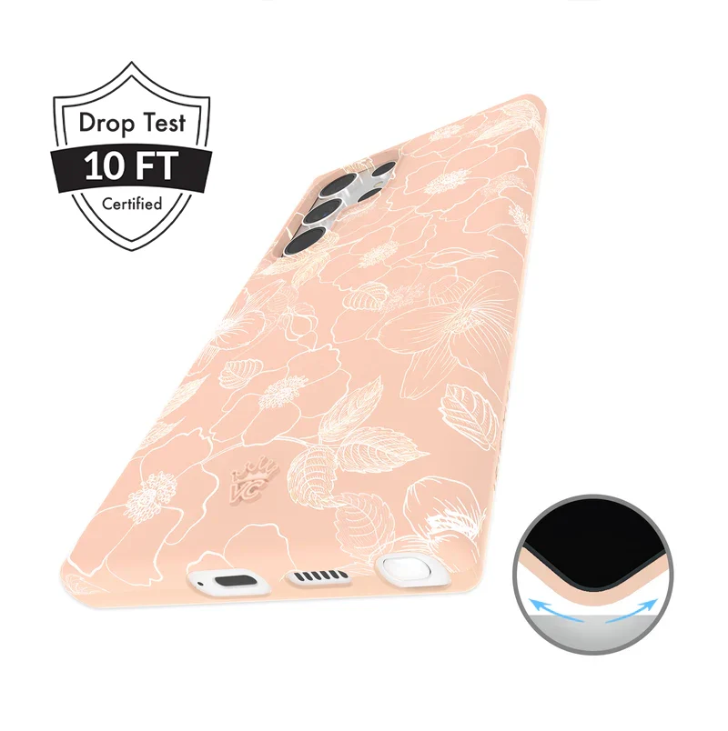 Peach Blossom Floral Samsung Case - Image 17