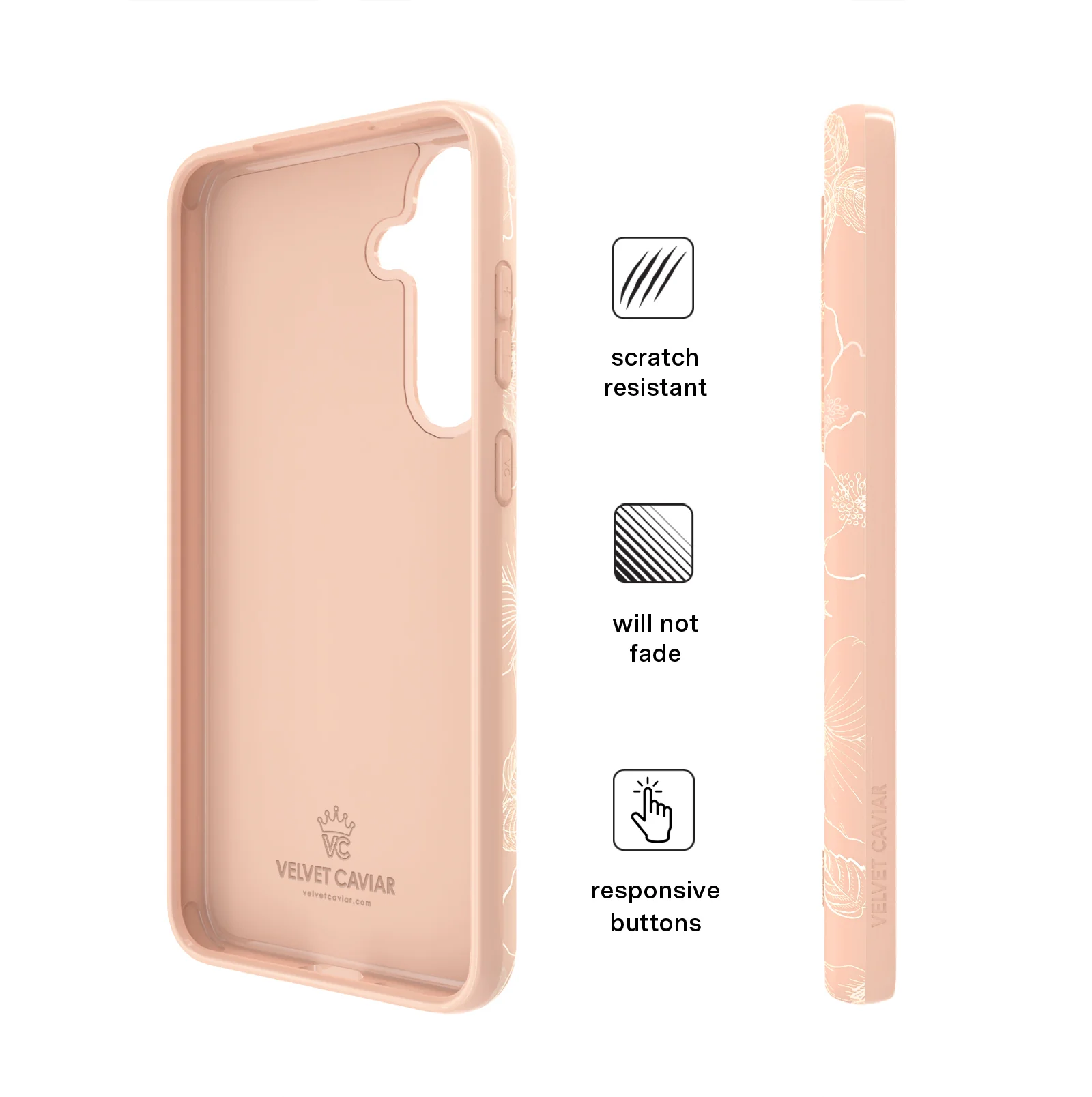 Peach Blossom Floral Samsung Case - Image 24