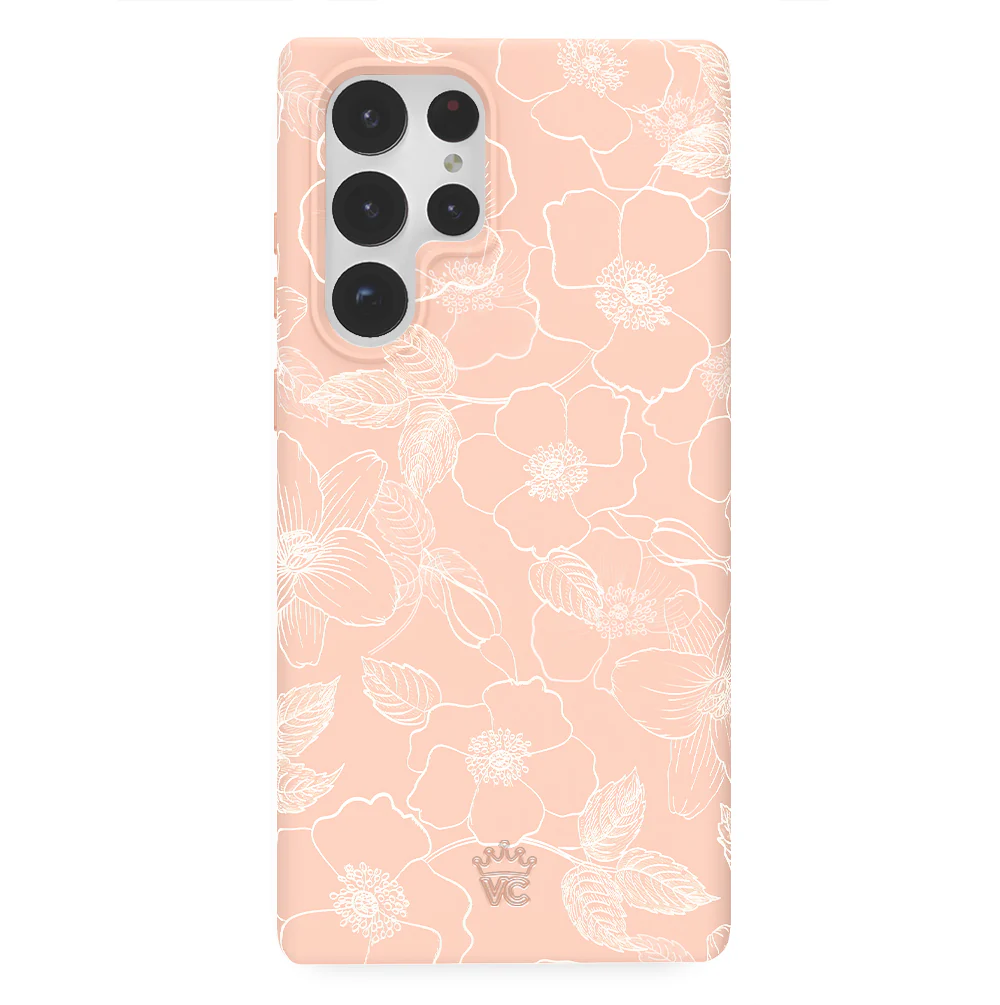 Peach Blossom Floral Samsung Case - Image 31