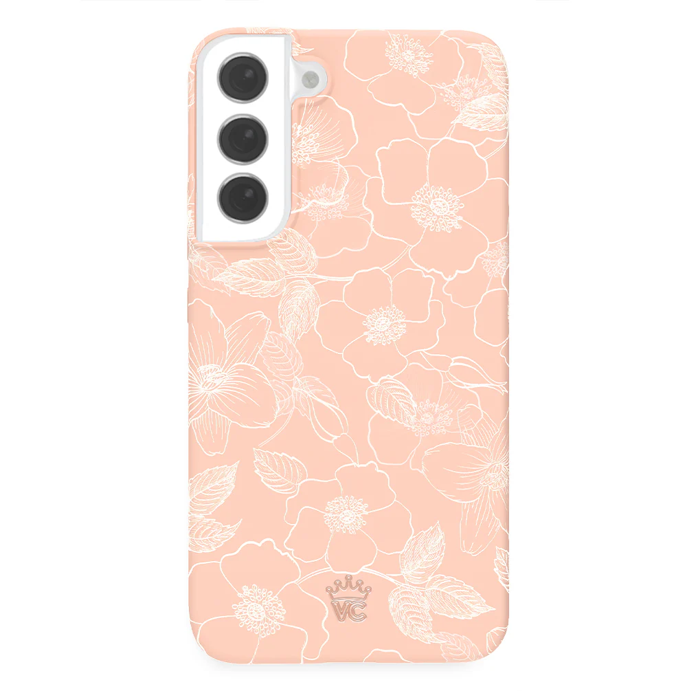 Peach Blossom Floral Samsung Case - Image 37