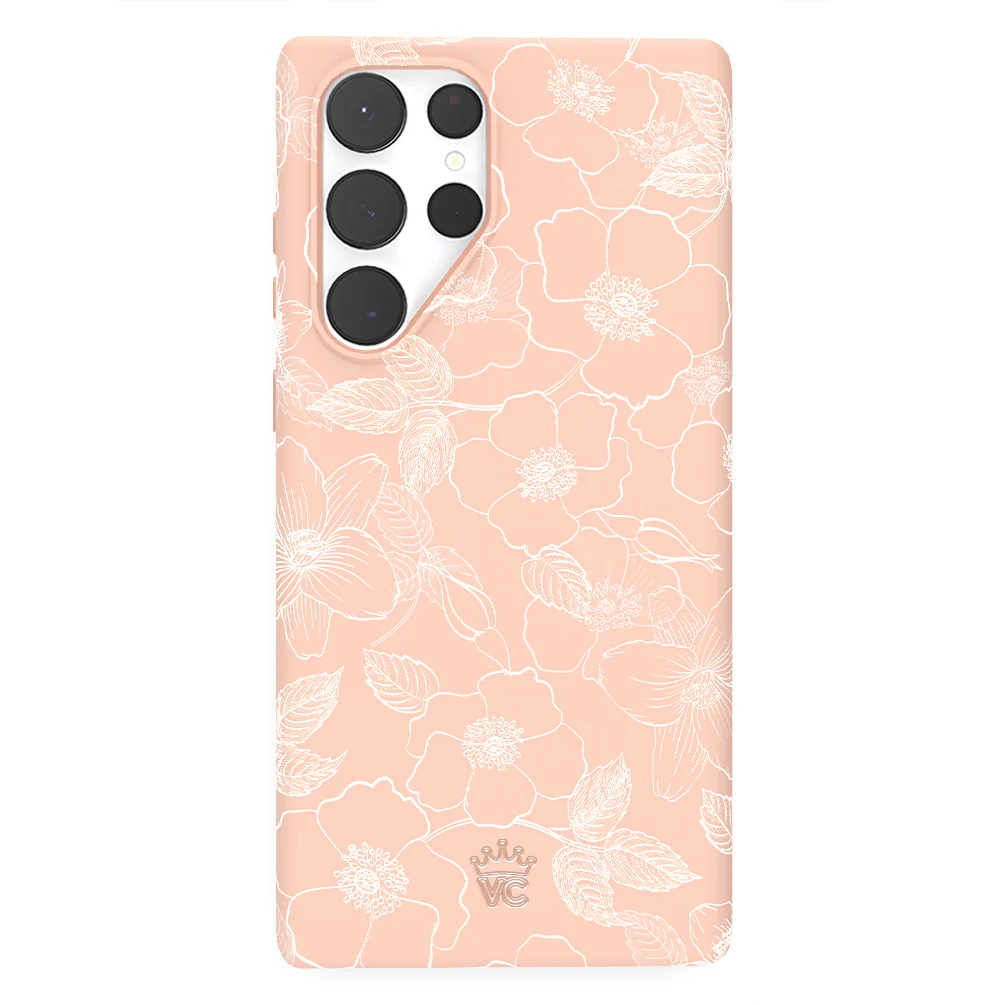 Peach Blossom Floral Samsung Case - Image 49